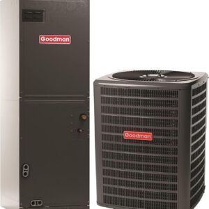 1.5 Ton Goodman 15.2 SEER2 R32 Heat Pump System GLZS4BA1810, AMST24BU1300