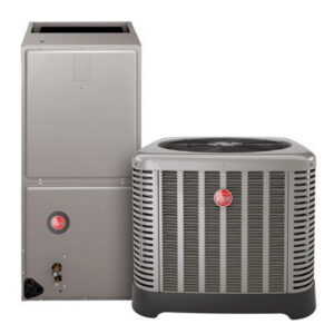 1.5 Ton Rheem 15.2 SEER2 R454B Central System RA14AY18AJ1NA, RH2TY2417STANNJ