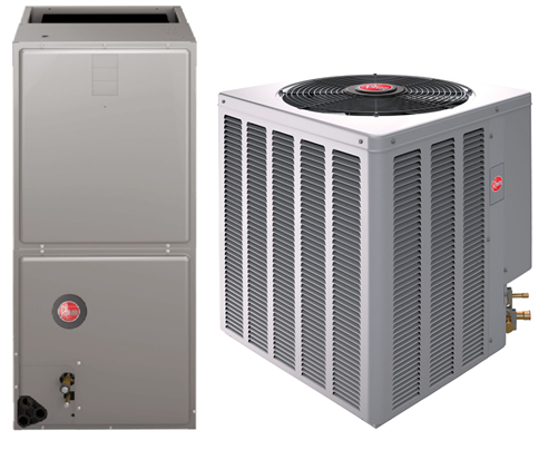 3 Ton Rheem Select 15.2 SEER2 R454B Central System WA14AY36AJ1NA, RH2TY3617STANNJ